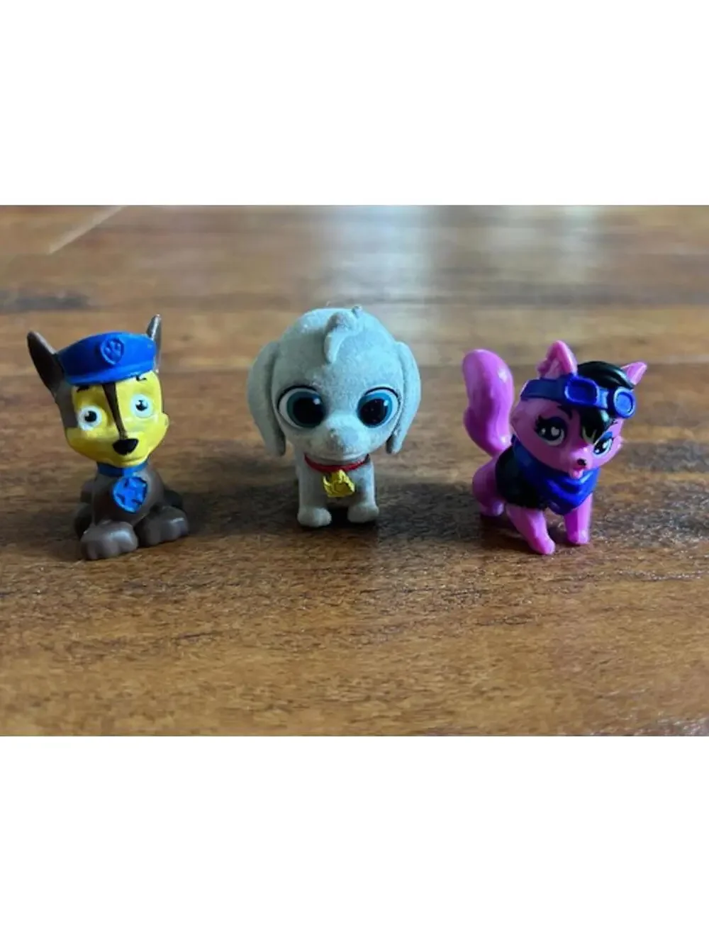 Set of 5 Small Cartoon Dog Figurines